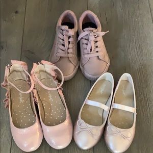 Toddler girl pink shoe lot Cat & Jack Nautica